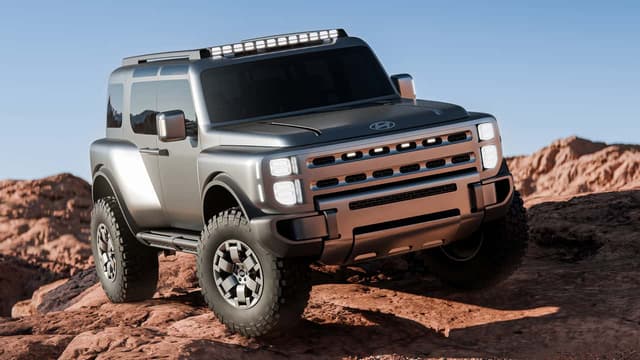 Hyundai Previews First Body-On-Frame Pickup With Wild Boulder Concept